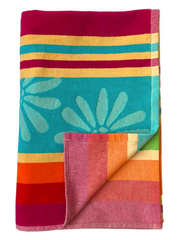 Le Comptoir de la Plage Strandtuch "Coloradas - Bloma" in Bunt - (L)170 x (B)90 cm