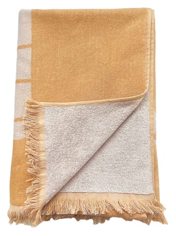 Le Comptoir de la Plage Strandtuch "Deco - Cocobeach" in Beige - (L)170 x (B)90 cm
