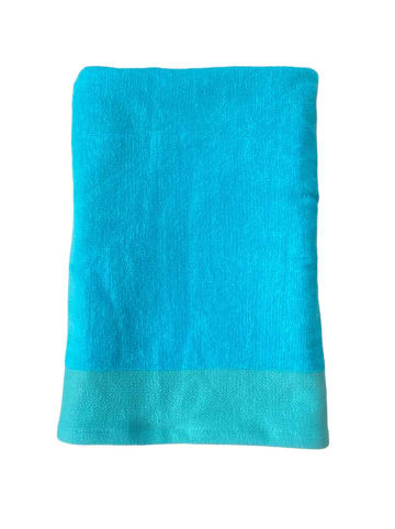 Le Comptoir de la Plage Ręcznik plażowy "Shady - Turquoise" w kolorze turkusowym - 160 x 90 cm