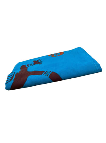 Le Comptoir de la Plage Ręcznik plażowy "Sabbia - Stazzo" w kolorze niebieskim - 170 x 90 cm