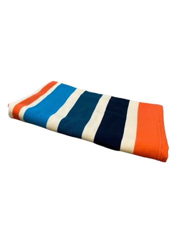Le Comptoir de la Plage Mikrofaser-Strandtuch "Sabbia - Galway" in Orange - (L)170 x (B)90 cm