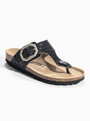 BACKSUN Teenslippers "Mercure" zwart