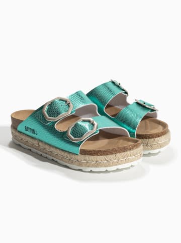 BACKSUN Slippers "Alcee" turquoise