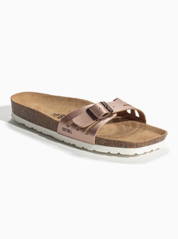 BACKSUN Pantoletten "Anthena" in Rosa
