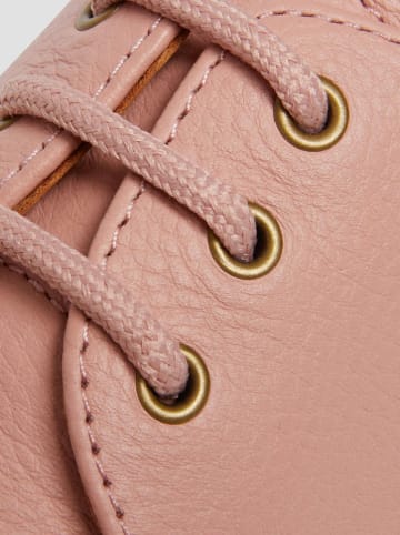 Dr. Martens Skórzane trzewiki w kolorze jasnoróżowym