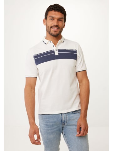 Mexx Koszulka polo w kolorze biało-niebieskim