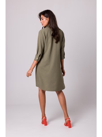 Be Wear Kleid in Oliv