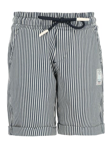 Mexx Shorts in Dunkelblau/ Weiß