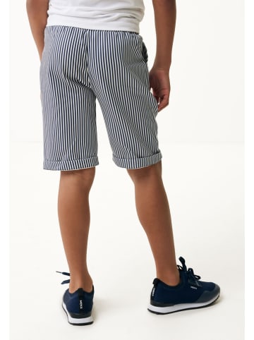 Mexx Shorts in Dunkelblau/ Weiß