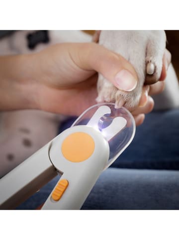 InnovaGoods Obcinacz LED do pazurów w kolorze szarym - dł. 15 cm