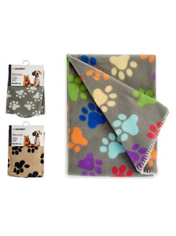 Mascow Dierendeken meerkleurig - (L)100 x (B)70 cm (verrassingsproduct)