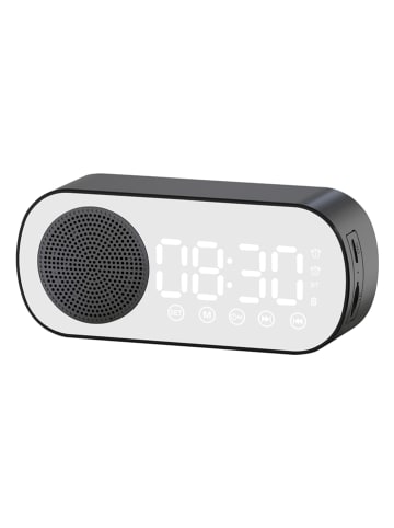 Platyne Wekker met Bluetooth luidspreker zwart