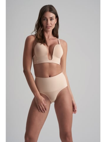 Bye Bra Figi modelujące w kolorze beżowym