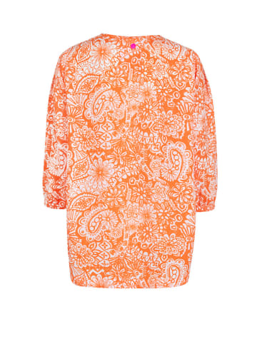 LIEBLINGSSTÜCK Bluzka "Elouisa" w kolorze pomarańczowo-białym