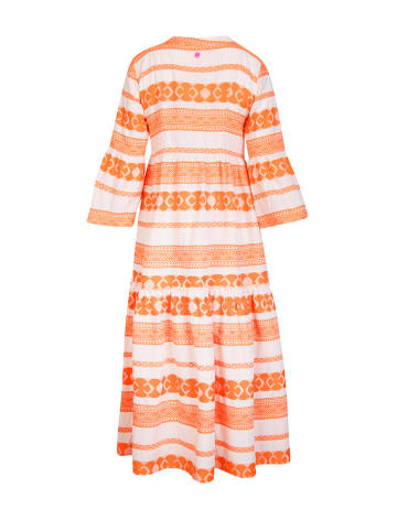 LIEBLINGSSTÜCK Kleid "Emine" in Orange/ Creme