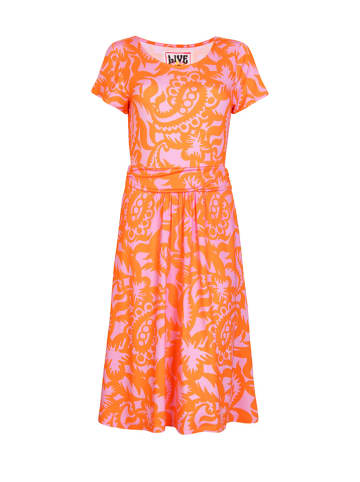 LIEBLINGSSTÜCK Sukienka "Rykia" w kolorze pomarańczowo-jasnoróżowym