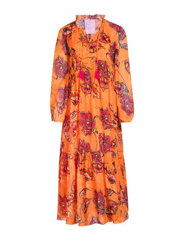 LIEBLINGSSTÜCK Kleid "Eleen" in Orange/ Pink/ Schwarz