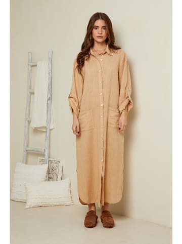 Rodier Lin Linnen jurk beige