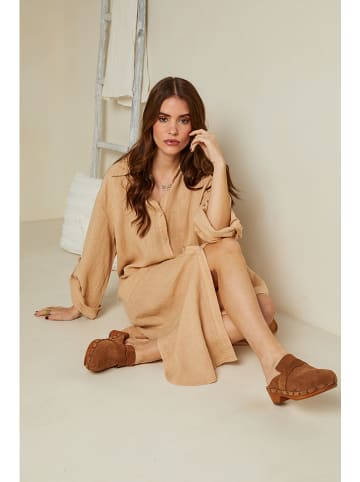 Rodier Lin Linnen jurk beige