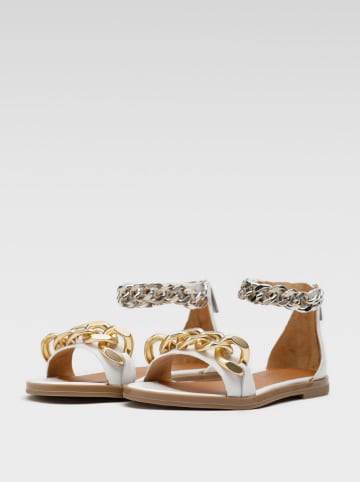 Badura Leren sandalen wit