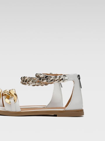 Badura Leren sandalen wit