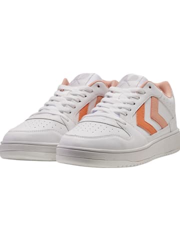 Hummel Sneakersy "St. Power Play" w kolorze biało-pomarańczowym