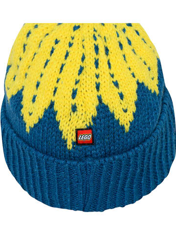 LEGO Czapka "Alex 707" w kolorze żółto-niebieskim