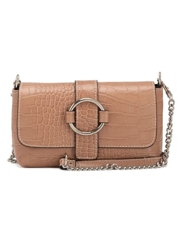 Pia Sassi Leren schoudertas oudroze - (B)20 x (H)12 x (D)6 cm
