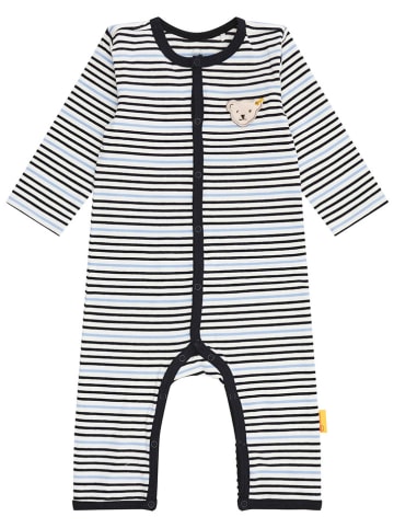 Steiff Overall in Schwarz/ Weiß/ Hellblau