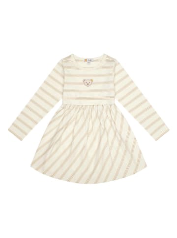 Steiff Kleid in Creme/ Hellbraun