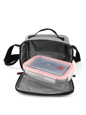 IRIS 2-delige lunchset: isoleertas en lunchbox grijs