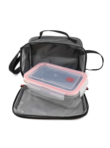 IRIS 2-delige lunchset: isoleertas en lunchbox zwart