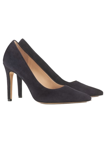 Högl Leder-Pumps "Boulevard 90" in Dunkelblau