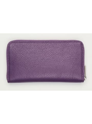 Victor & Hugo Paris Leren portemonnee "Kaya" paars - (B)19,5 x (H)10,5 cm