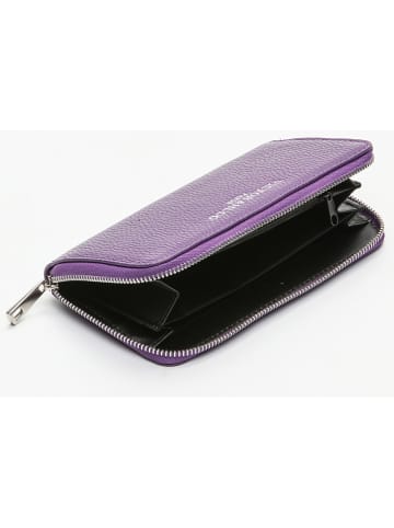 Victor & Hugo Paris Leren portemonnee "Kaya" paars - (B)19,5 x (H)10,5 cm