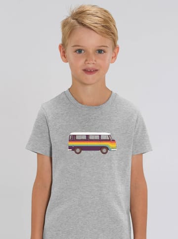 WOOOP Shirt "Rainbow Van" in Grau
