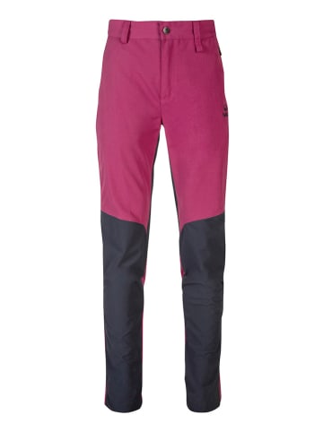 Halti Spodnie funkcyjne "Hiker" w kolorze różowo-czarnym