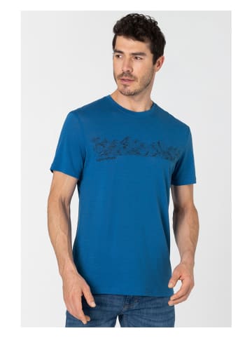 Supernatural Shirt "Contour" in Blau