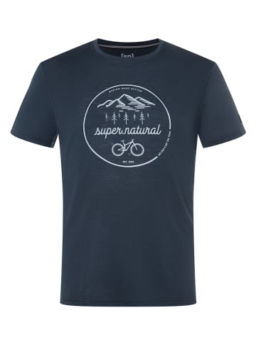 super.natural Shirt "Trails" donkerblauw