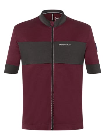 super.natural Fietsshirt "Gravier" bordeaux