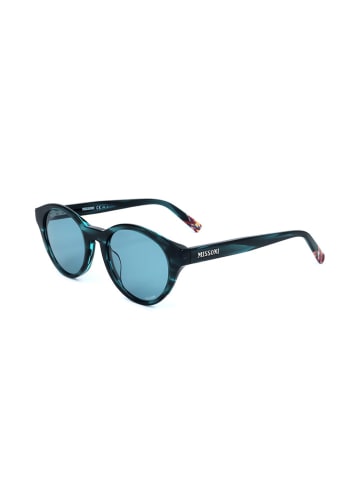 Missoni Damen-Sonnenbrille in Dunkelgrün/ Blau