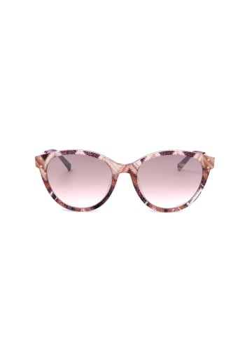 Missoni Damskie okulary przeciwsłoneczne w kolorze jasnoróżowym ze wzorem