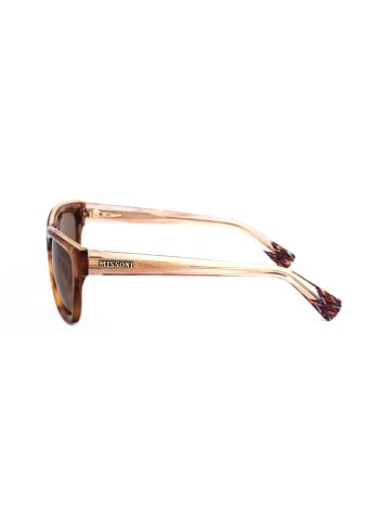 Missoni Damskie okulary przeciwsłoneczne w kolorze jasnobrązowym