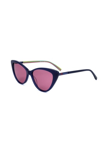 Missoni Dameszonnebril donkerblauw/roze