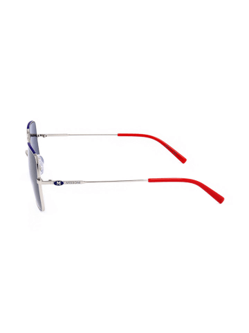 Missoni Damskie okulary przeciwsłoneczne w kolorze srebrno-granatowym