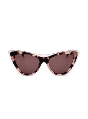 DKNY Damskie okulary przeciwsłoneczne w kolorze brązowo-beżowym
