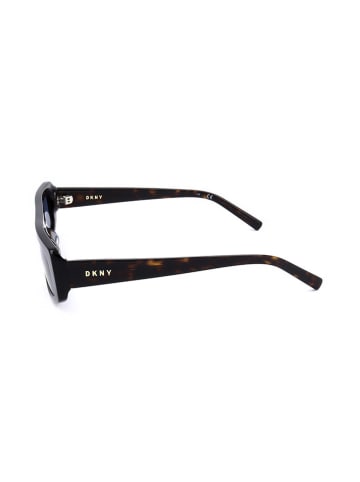 DKNY Damskie okulary przeciwsłoneczne w kolorze granatowo-brązowym