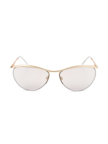DKNY Damskie okulary przeciwsłoneczne w kolorze złoto-srebrnym