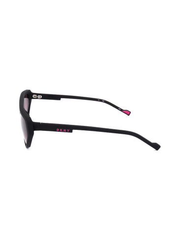 DKNY Damskie okulary przeciwsłoneczne w kolorze czarno-różowym