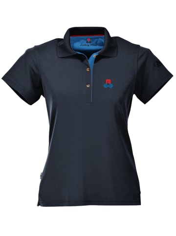 Maul Sport Funktionspoloshirt "Aeschi" in Dunkelblau